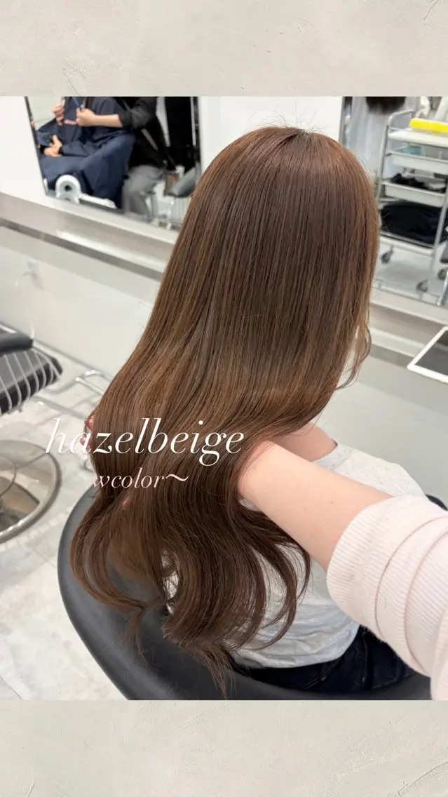 ロング カラー ヘアカラー ParveMix ♡白神みやびのヘアスタイル
