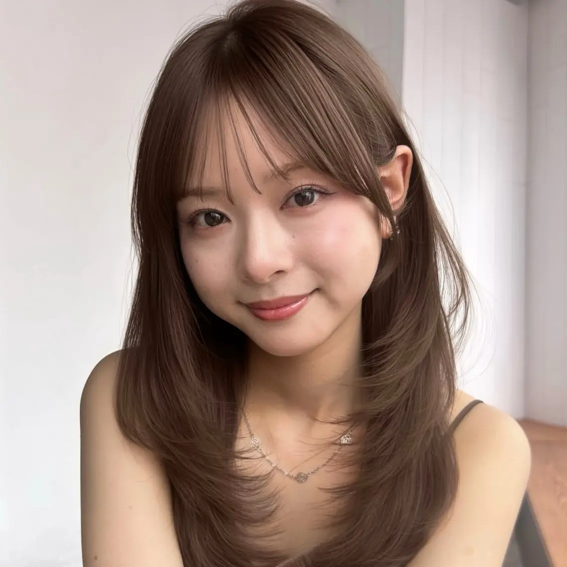 セミロング 池袋似合わせカット ✂️YUUKIのヘアスタイル