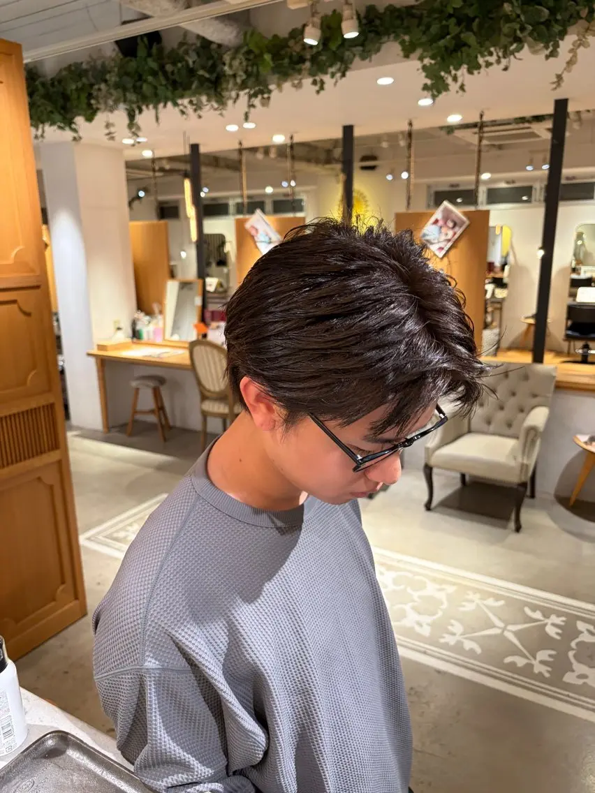 メンズ 笹野 日麻莉のヘアスタイル