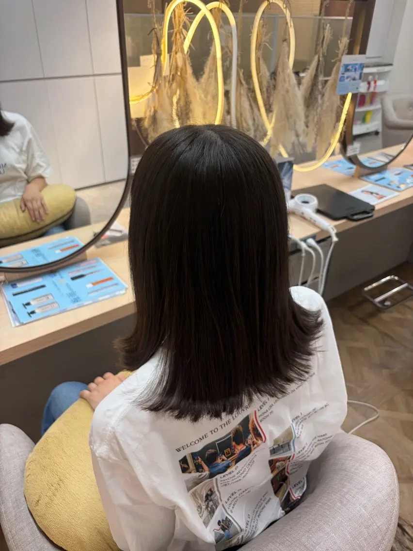 ミディアム mana / 藤崎美容室のヘアスタイル