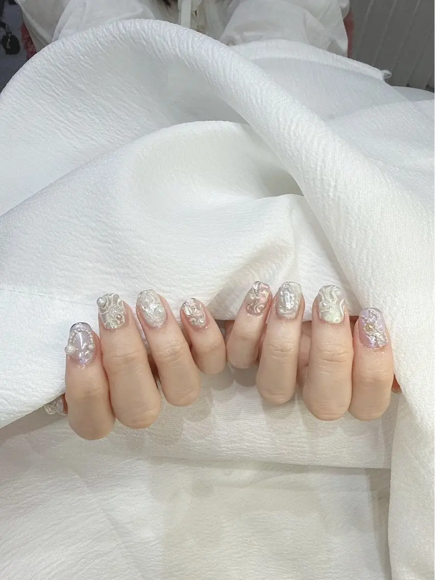 ネイル ハンドネイル ハンドケア NailSalon✨ Écrinエクランのネイルデザイン