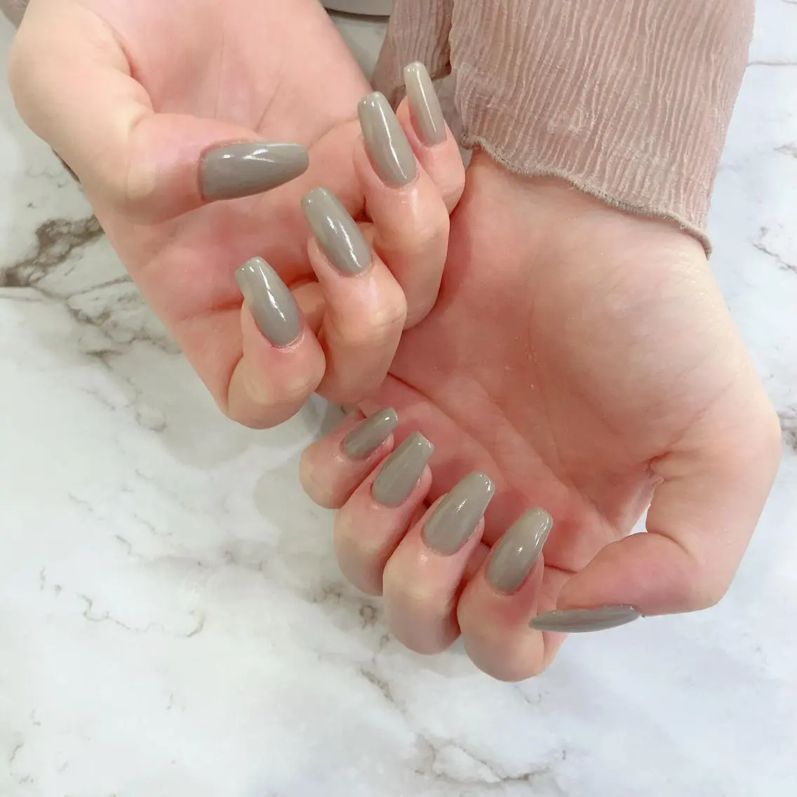 ネイル スクエアネイル Nail salon suuのネイルデザイン