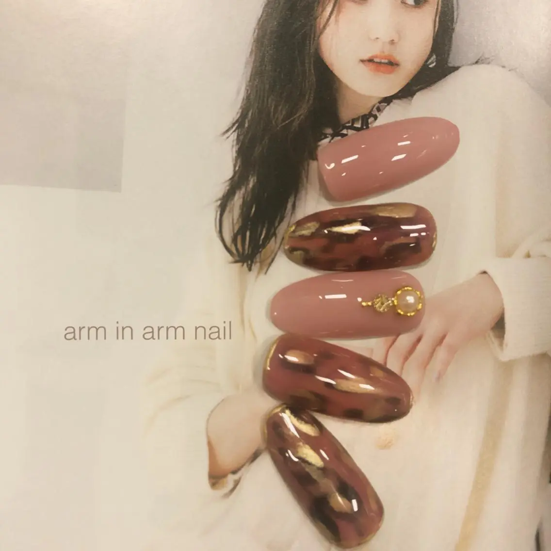 ネイル arm in arm ︎✿Yamamotoのマツエク・マツパデザイン