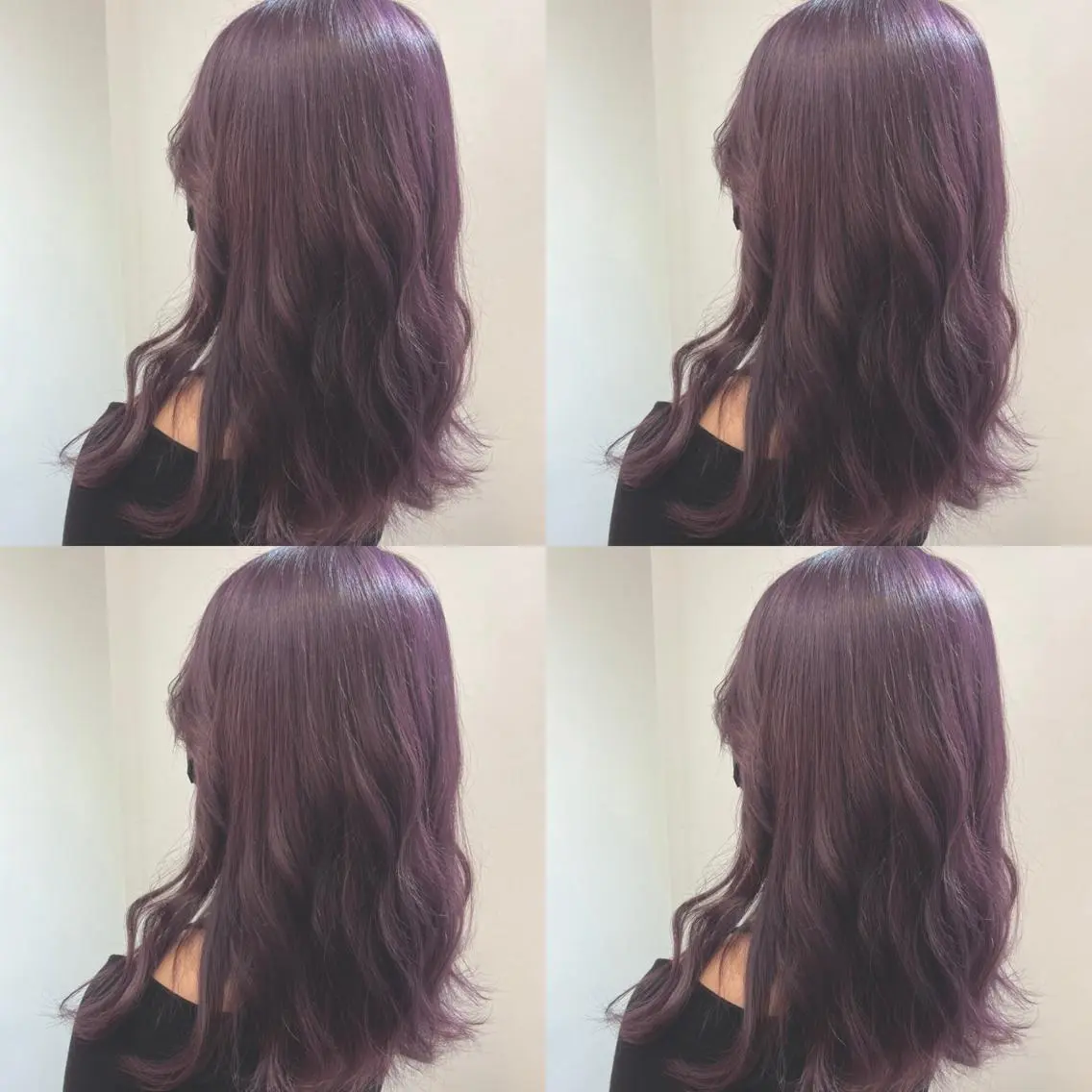 セミロング カラー パープルカラー 🌷MAYU 🌷のヘアスタイル