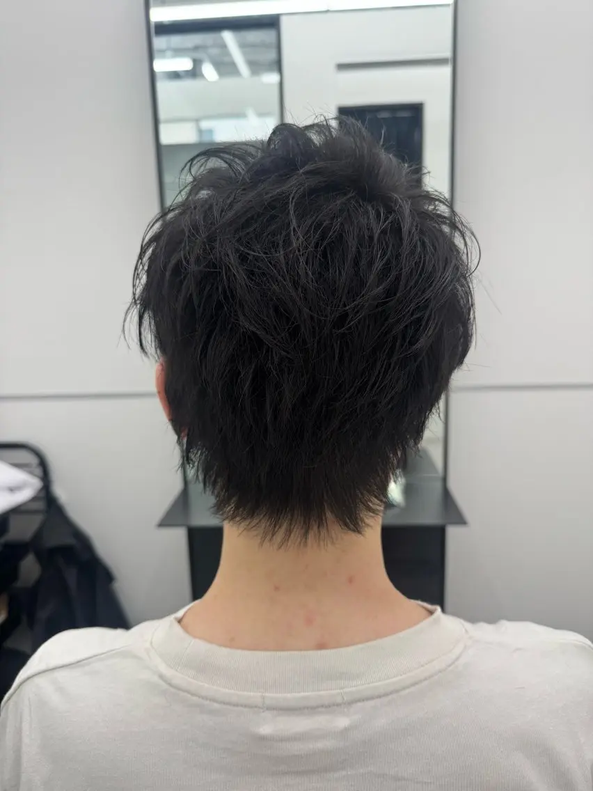 メンズ 刈り上げ カット トリートメント デジタルパーマ🫧 韓国風ヘア🫧サクラのヘアスタイル