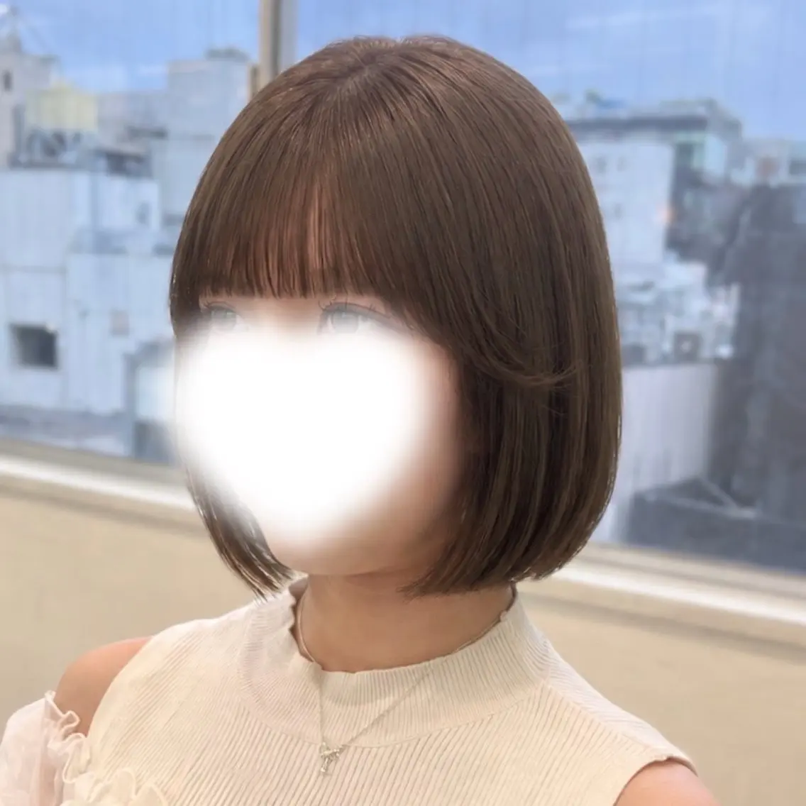 ショート カラー カット トリートメント 🪞ボブ特化/顔 まわり🧸mai🎀のヘアスタイル