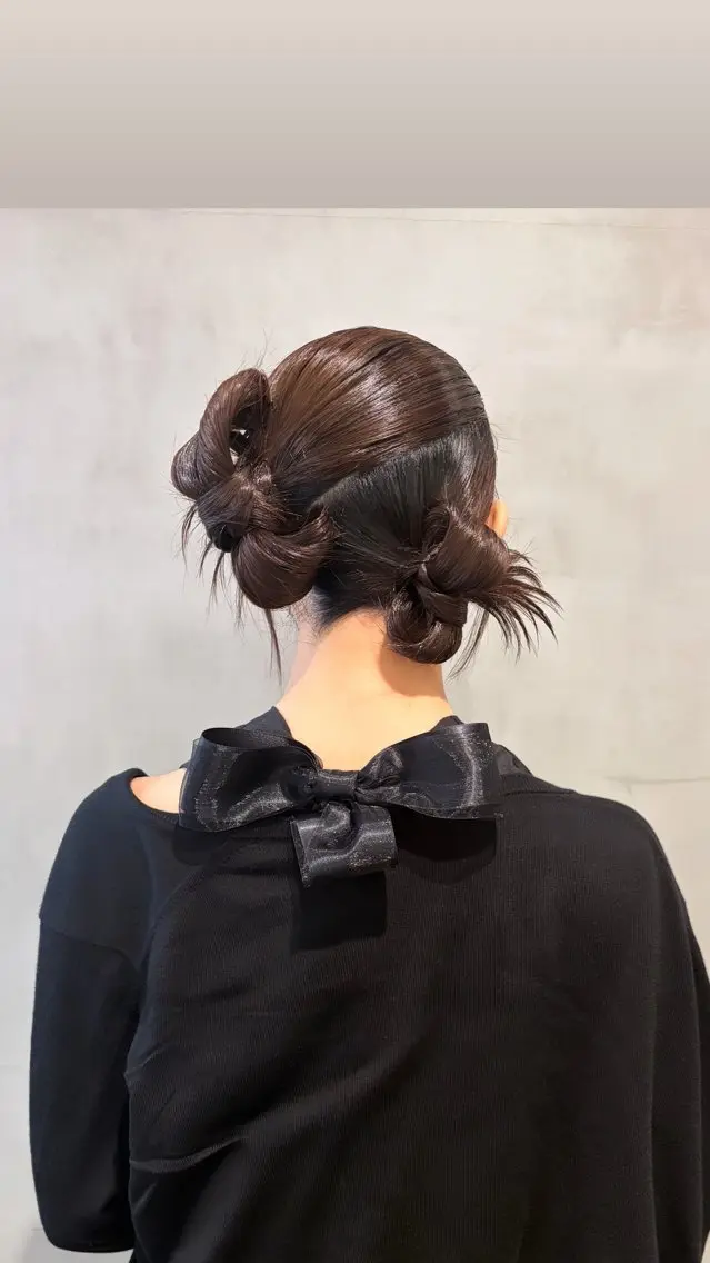 ロング ヘアアレンジ ヘアセット タナカ カナ🫧のヘアスタイル