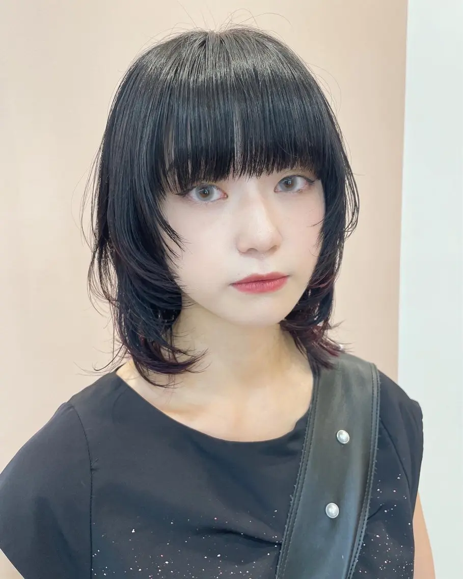 前髪カット+前髪縮毛矯正の写真