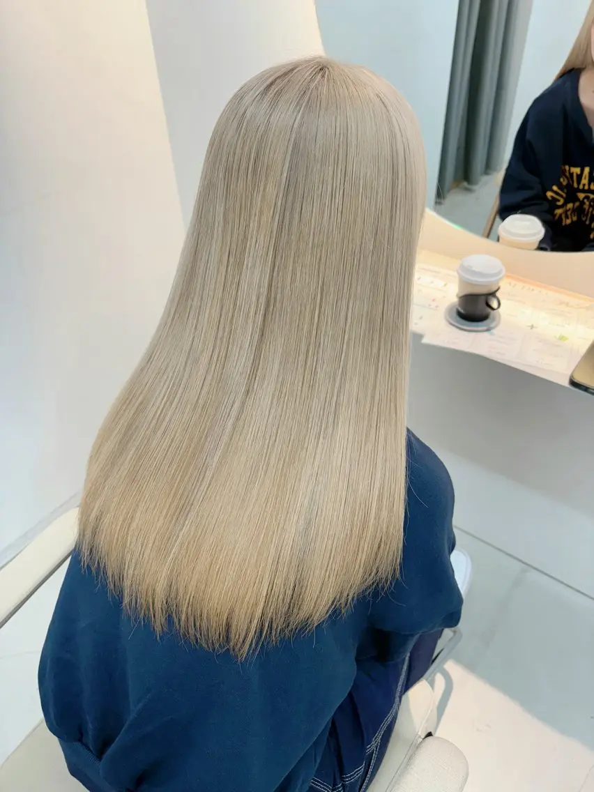 ロング 韓国風ヘア 垢抜けレイヤー特化× 髪質改善 藤原悠暉のヘアスタイル