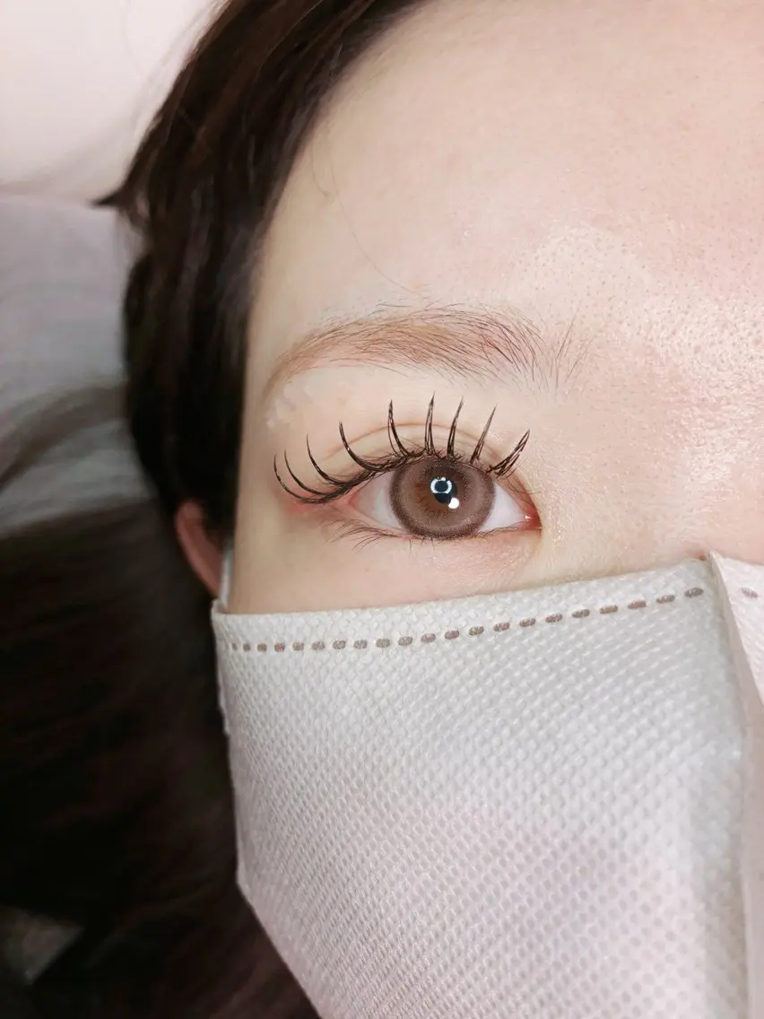 マツエク・マツパ Dカール フラットラッシュ 目尻長め マツエク eyelash/ Coaのマツエク・マツパデザイン