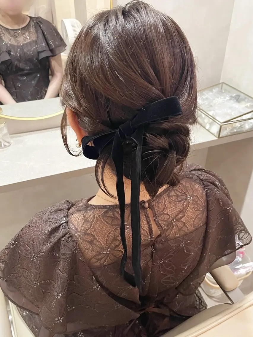 ヘアアレンジ 【CURE】 🩶ICHIKAWAのマツエク・マツパデザイン