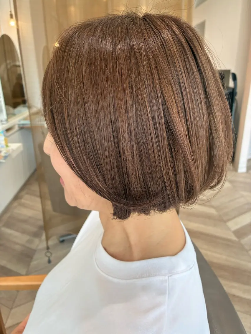 ショート ボブ 谷岡 佑香のヘアスタイル