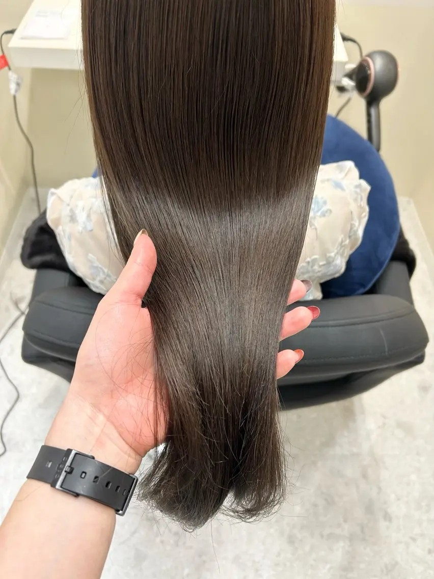ロング カラー ブリーチ トリートメント 🩰ニシムラヒカリ 半個室salon♡*のヘアスタイル
