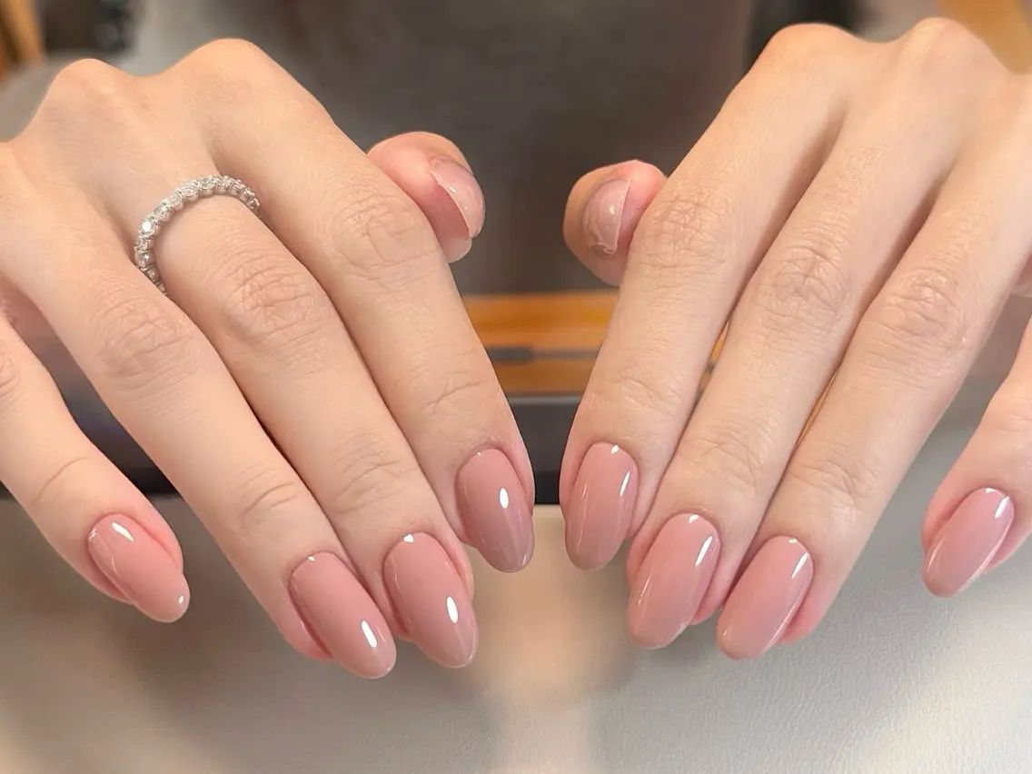 メンズ ネイル メンズ韓国風 オーロラネイル チークネイル 長さ出し フレンチネイル ハンドネイル ハンドケア NEW NAIL 池袋🔥🧲のネイルデザイン