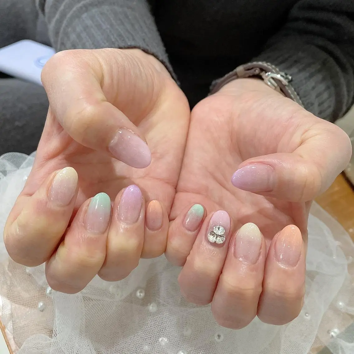 ネイル グラデーション Wish Nail 恒川のネイルデザイン