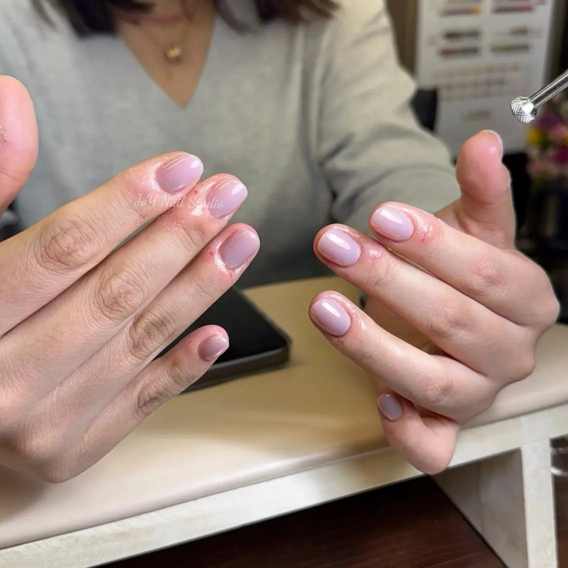 ミラーネイルの写真