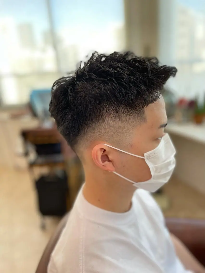 メンズ限定【直毛でお悩みの方必見☝️】カット+濡れパンの写真