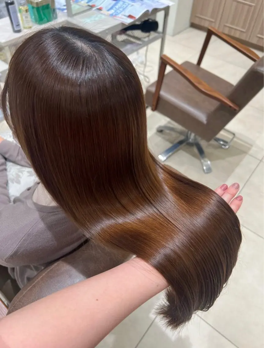 ロング トリートメント 艶カラー🌟髪質改善 髙畑爽のヘアスタイル