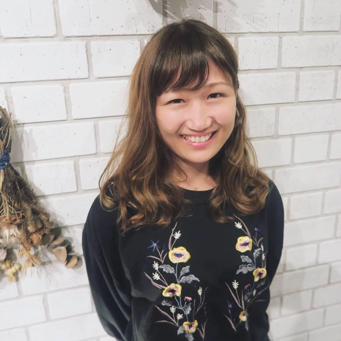 セミロング カラー 中川 竜誠のヘアスタイル