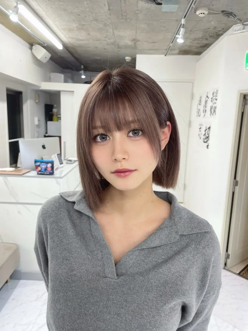 ショート ボブ 🦋韓国hair🦋 エクステ店長sakiのヘアスタイル