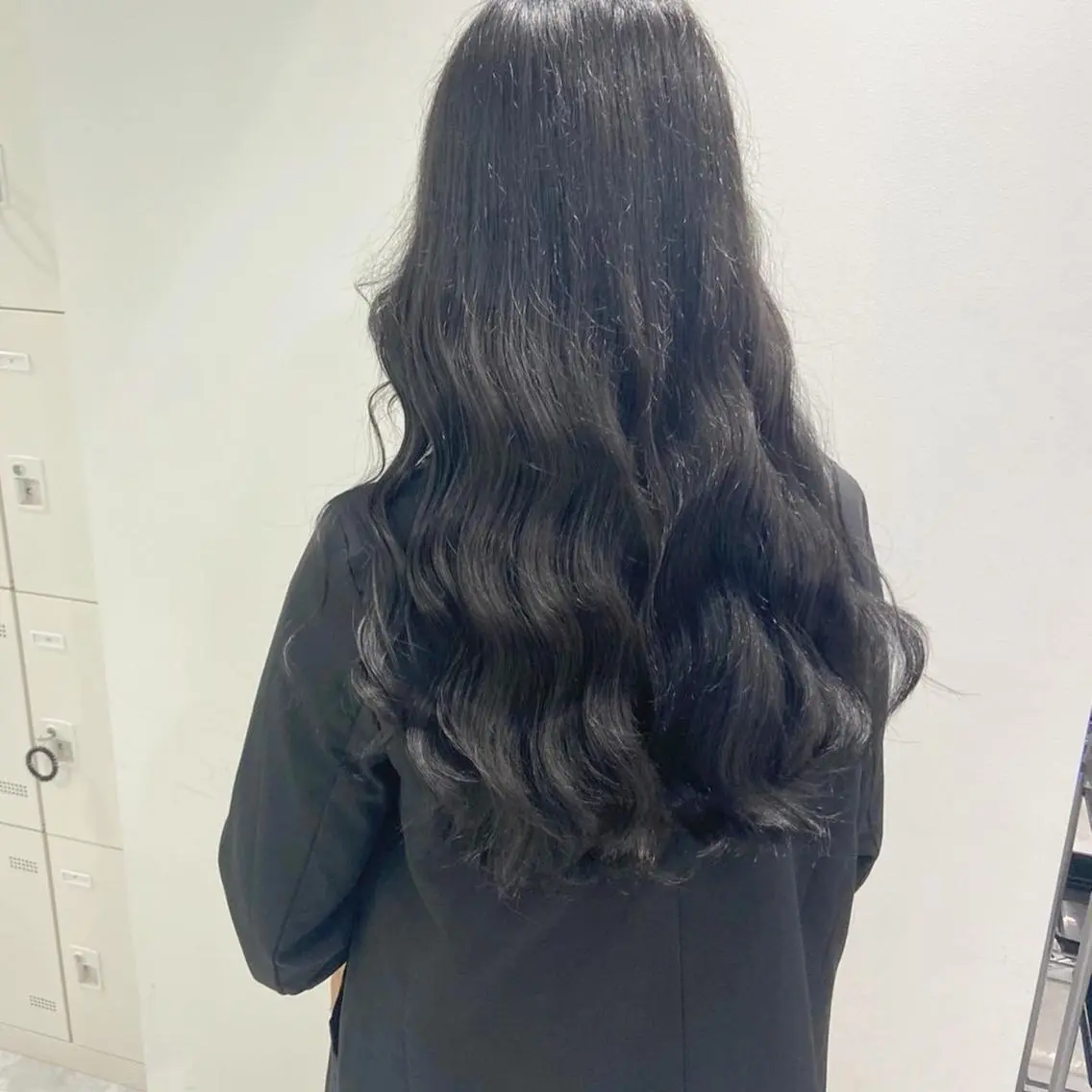 ロング カラー アッシュ 黒髪 ヘアカラー ヘッドスパ ヘアセット ベージュカラー💖 やすひろのヘアスタイル