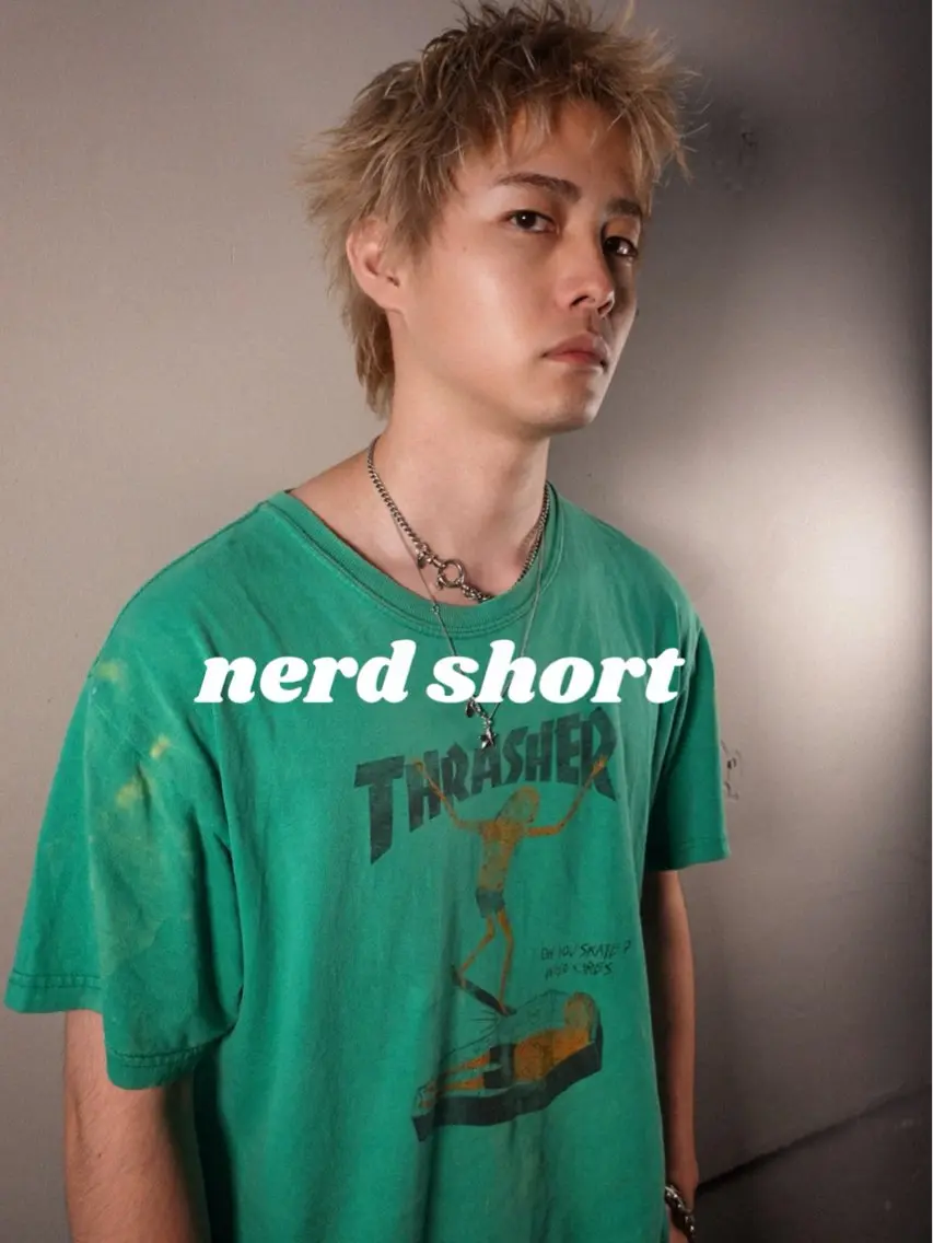 ショート メンズ ヘアカラー キタダ ヒロキのヘアスタイル