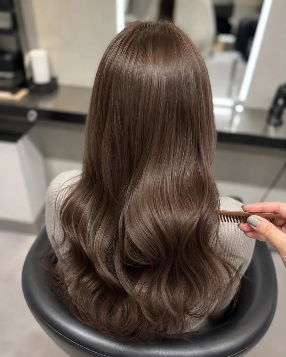 ミディアム カラー ベージュカラー 🌈ウルトワ水素 髪質改善naru🌈のヘアスタイル