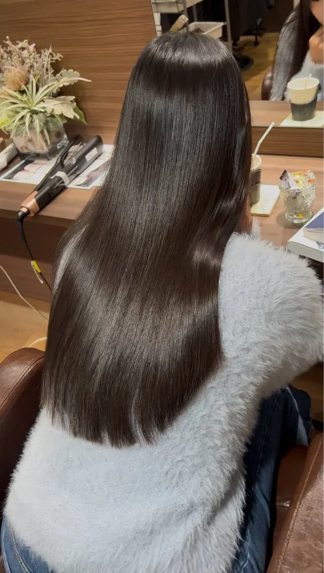 ロング 縮毛矯正 縮毛矯正 /伊藤はるかのヘアスタイル