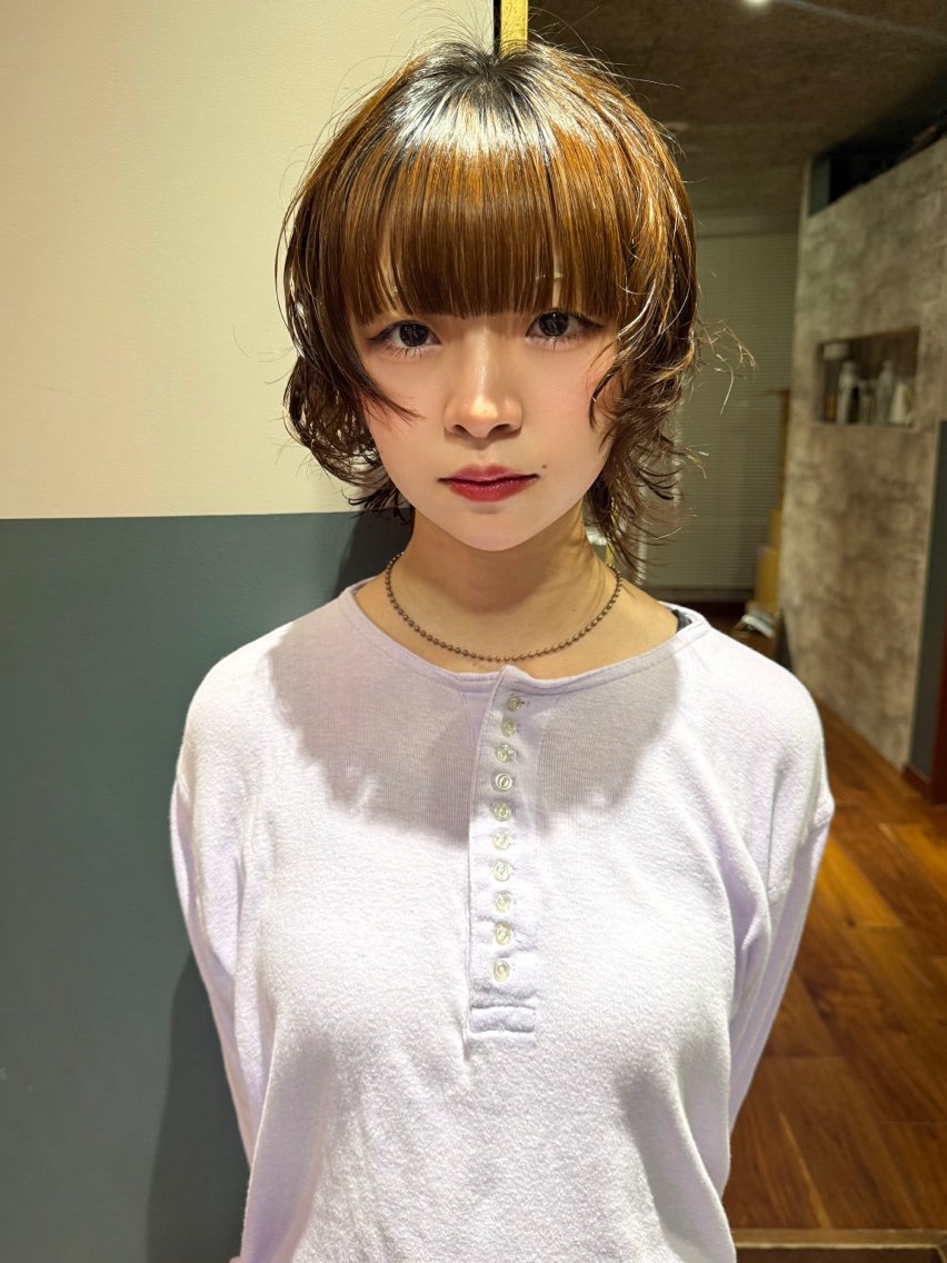 ショート カラー 似合わせカット カット ヘアカラー パーマ トリートメント mai / linoah˚✧のヘアスタイル