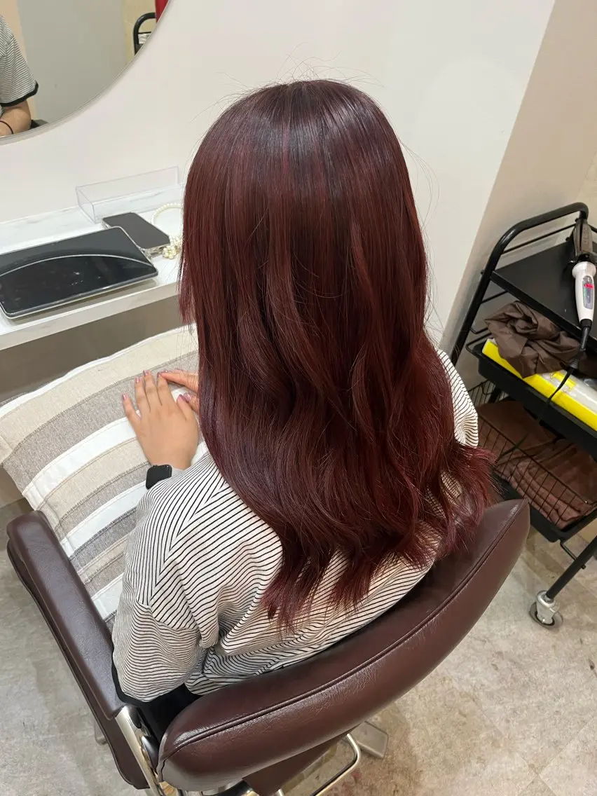 セミロング カラー 【髪質改善　艶髪】 布川　莉穂のヘアスタイル
