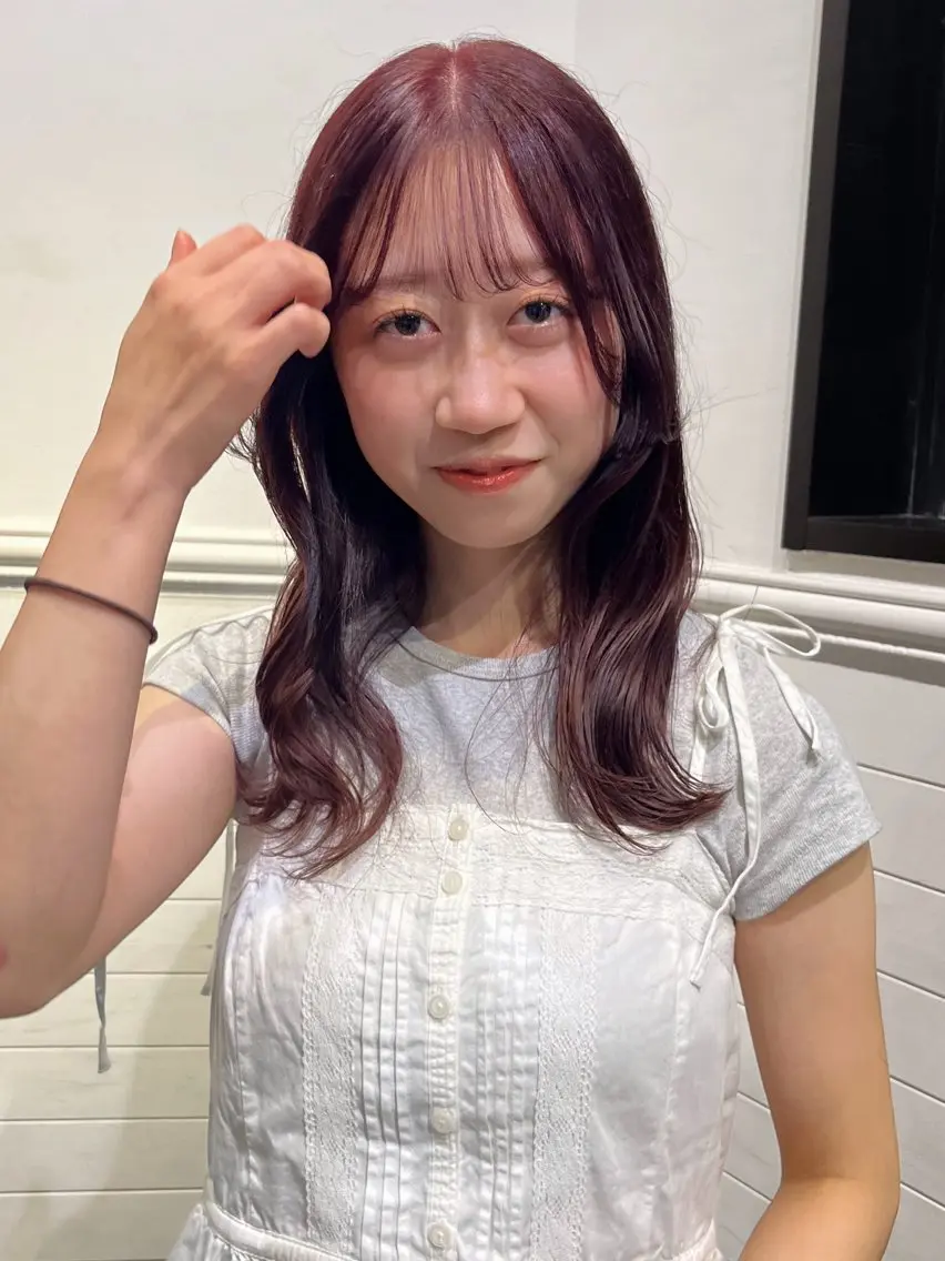 ロング カラー カット ヘアカラー トリートメント 無料カットモデル募集 ／ueno aiのヘアスタイル