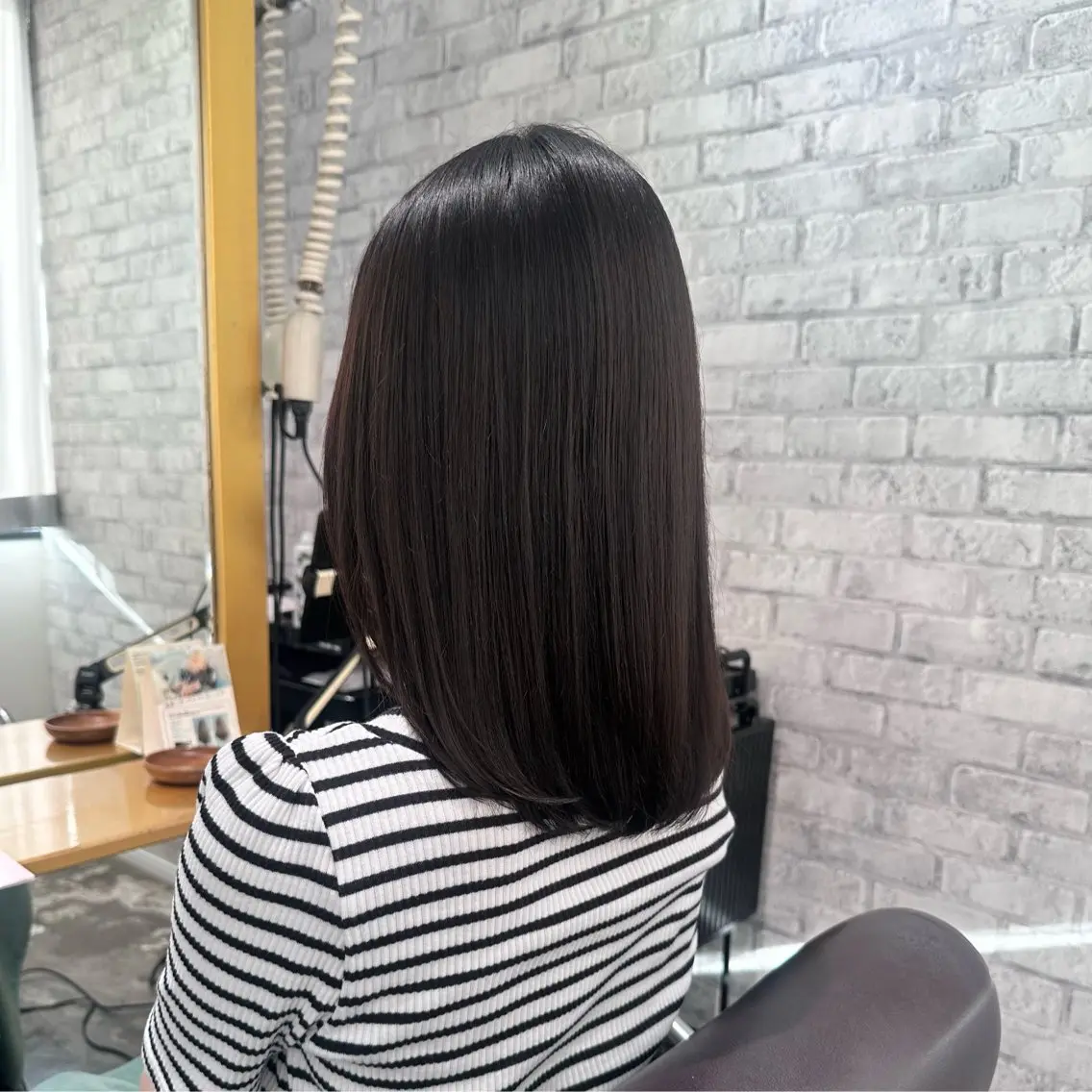 セミロング カラー 透明感カラー グレージュ カット ヘアカラー Saki💛心斎橋 髪質改善/艶カラーのヘアスタイル