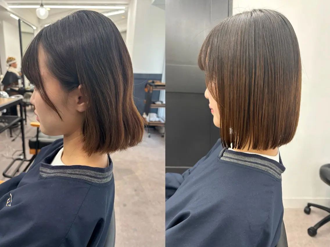 ショート カラー パーマ ヘアアレンジ メンズ カット ヘアカラー トリートメント 横浜Bob美容師🤎 ERINAのヘアスタイル