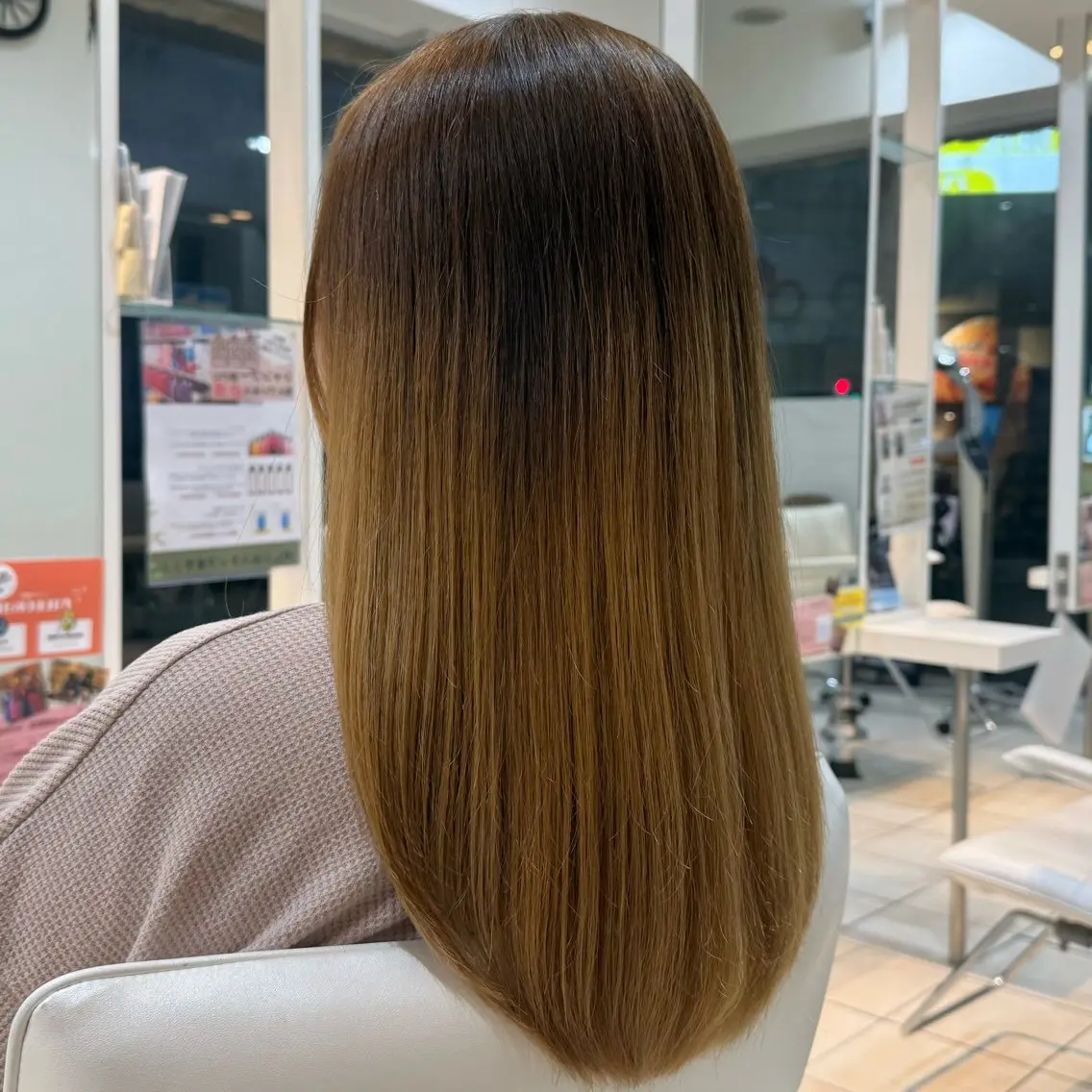 ロング カット/艶カラー🎨 平間千賀のヘアスタイル