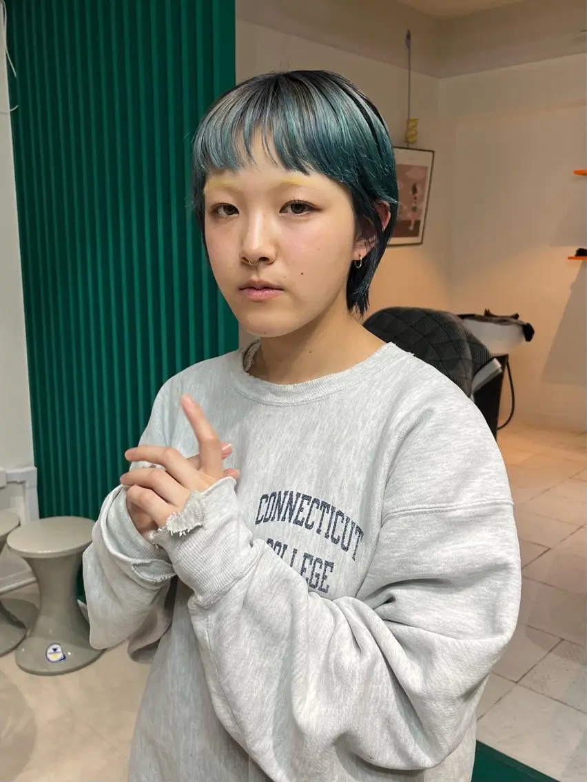 ショート カラー カット ヘアカラー 🎀オイダイラ モモカ🎀のヘアスタイル