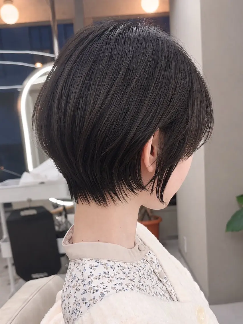 ショート カット 縮毛矯正 トリートメント ショート/レイヤー /札幌/小山内のヘアスタイル