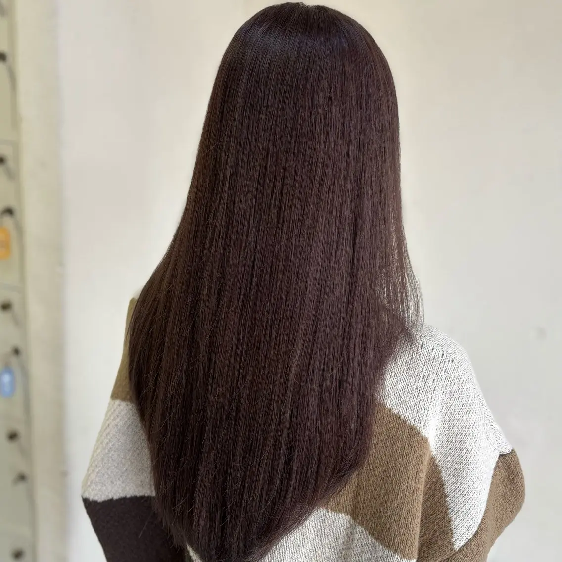 ロング カラー ラベンダーカラー ヘアカラー トリートメント 縮毛矯正/艶カラー Yuzuのヘアスタイル