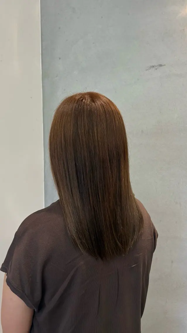 ミディアム カラー ヘアカラー トリートメント fuka °ʚ🎀ɞ°.のヘアスタイル