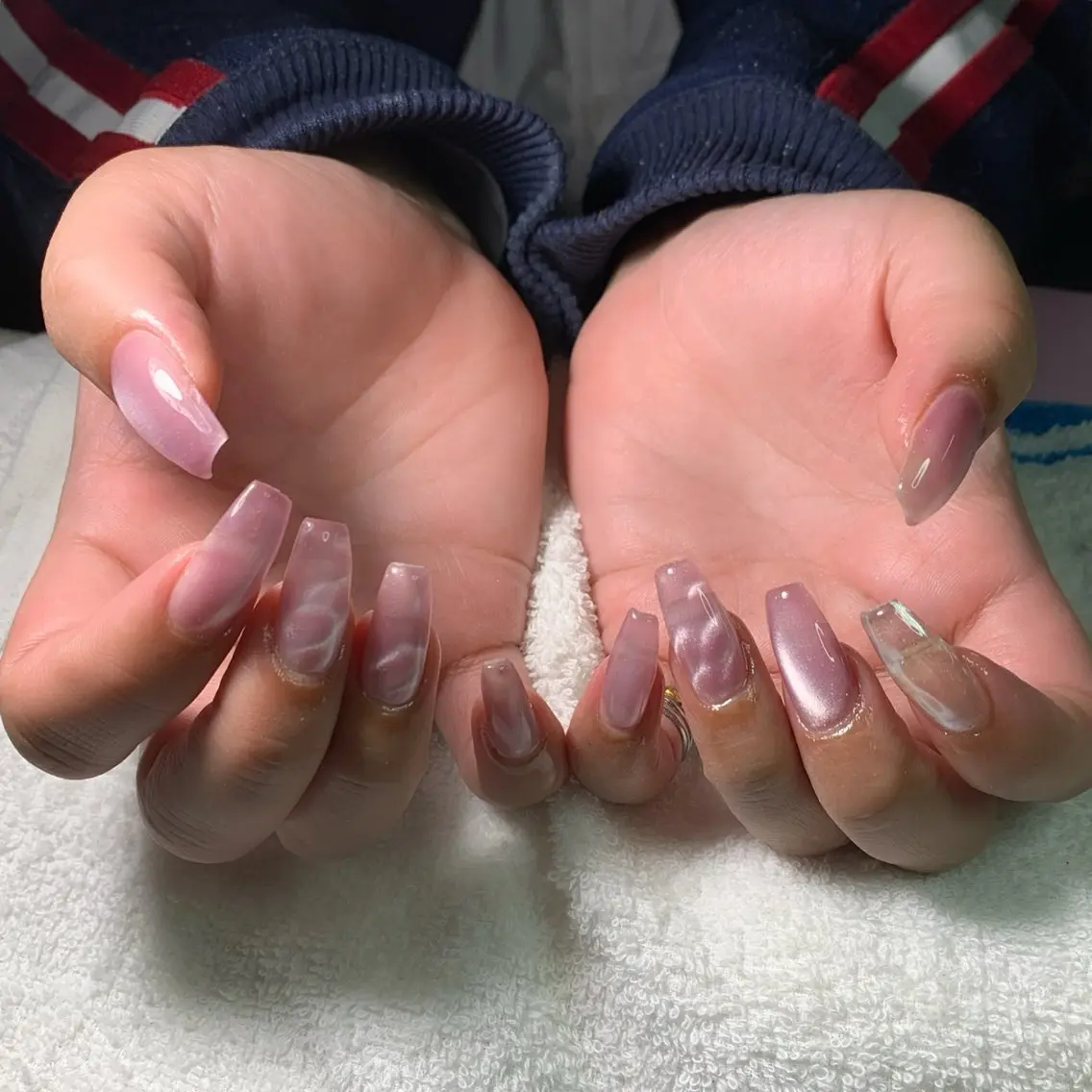 ネイル ミラーネイル ネイルチップ ハンドネイル MHR nailのネイルデザイン