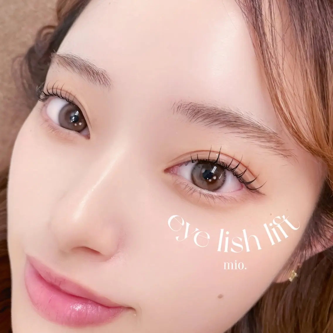 マツエク・マツパ フラットラッシュ 韓国風マツエク パリジェンヌラッシュリフト まつげパーマ 一重×まつ毛パーマ mai /マツパ.眉のマツエク・マツパデザイン