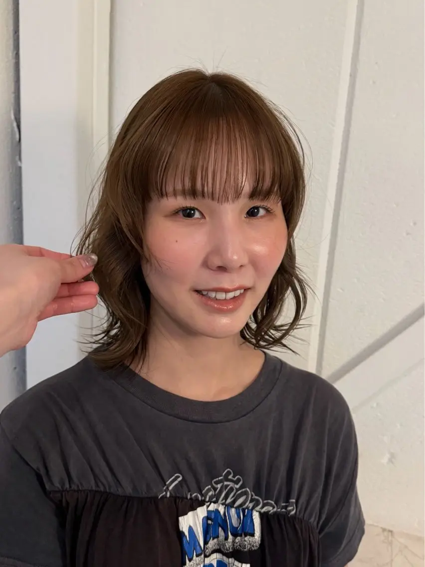 ミディアム カラー ヘアカラー iso chihiroのヘアスタイル