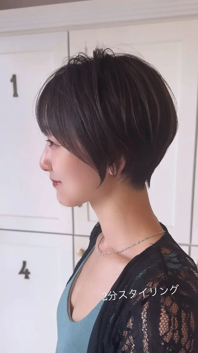 ショート 似合わせカット ショートヘア 藤井 章太のヘアスタイル