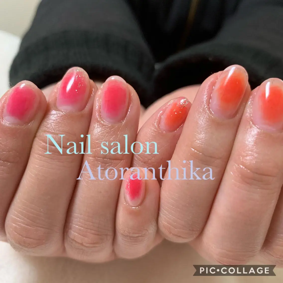 ネイル チークネイル ハンドネイル Nail salon ✩ アトランティカのネイルデザイン