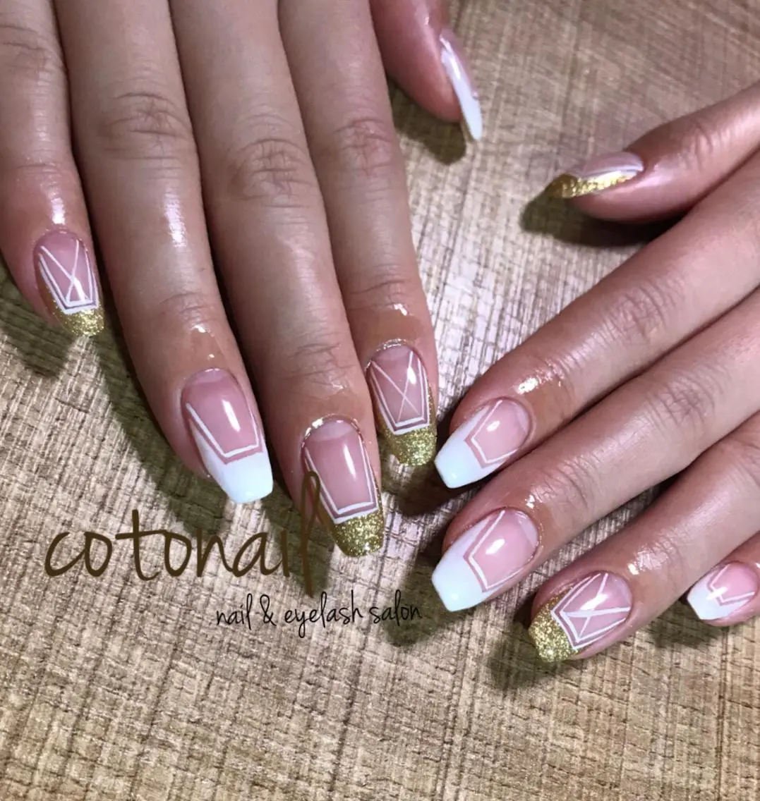 ロング ネイル アートネイル ハンドネイル ツメトマツゲ .のネイルデザイン
