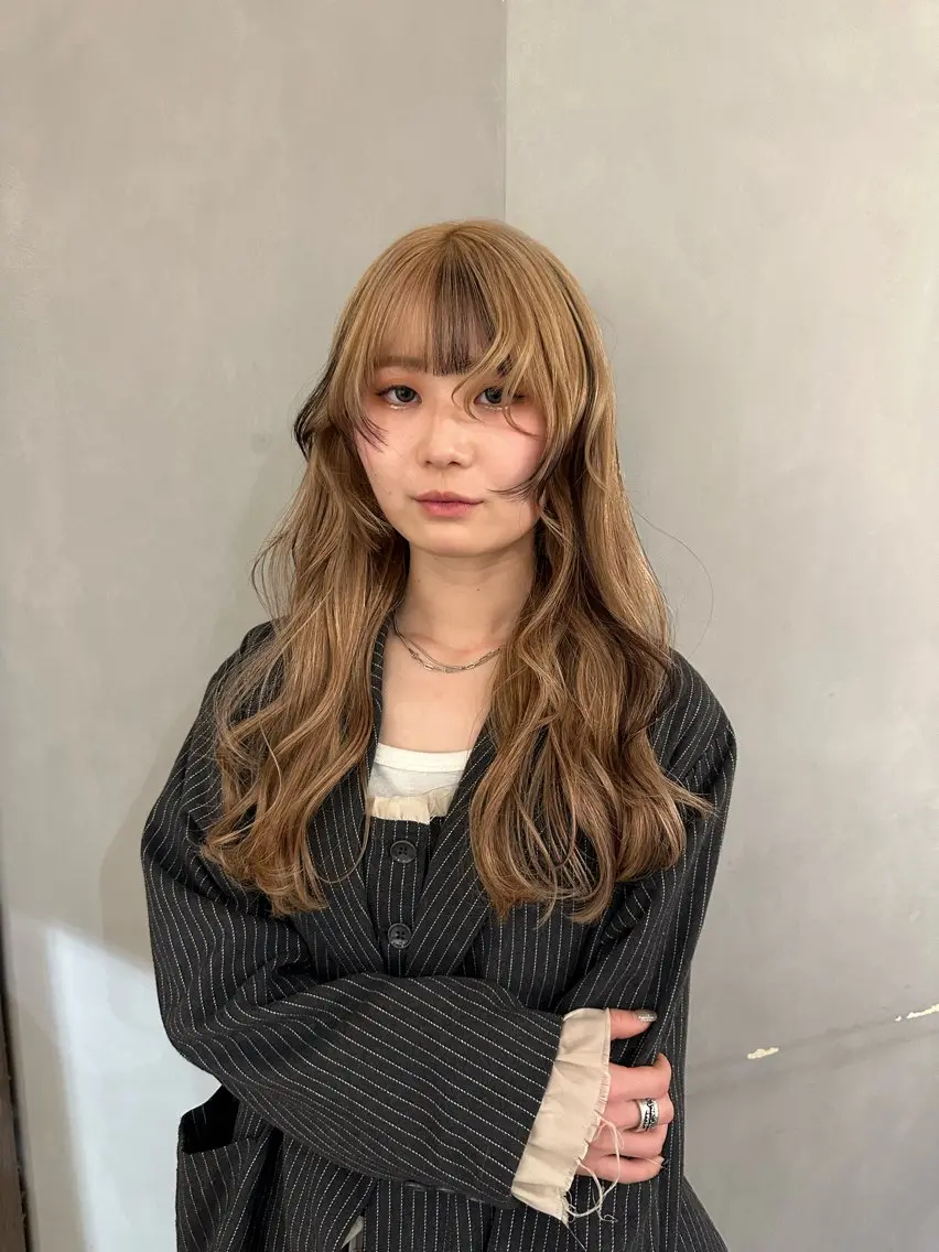 カット ヘアカラー エクステ 美髪・シールエクステ ホソタニリョウコのヘアスタイル