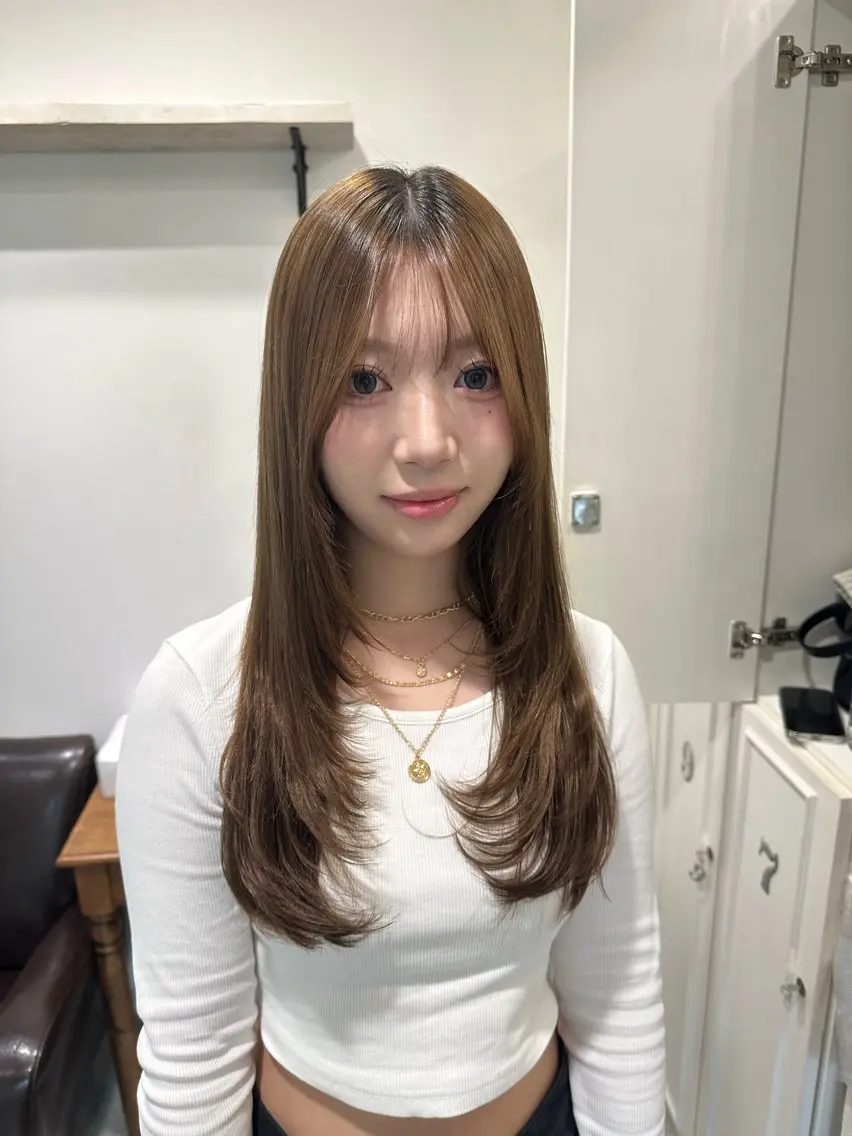 ロング 韓国風ヘア レイヤーカット nana l 韓国スタイル౨ৎのその他イメージ
