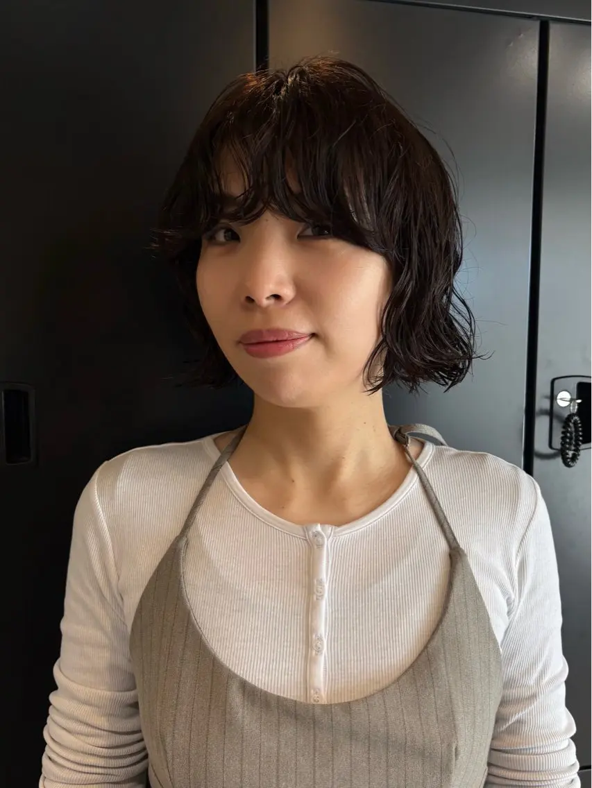 【Ｕ24限定40%off】cut＋perm＋前処理🪡の写真
