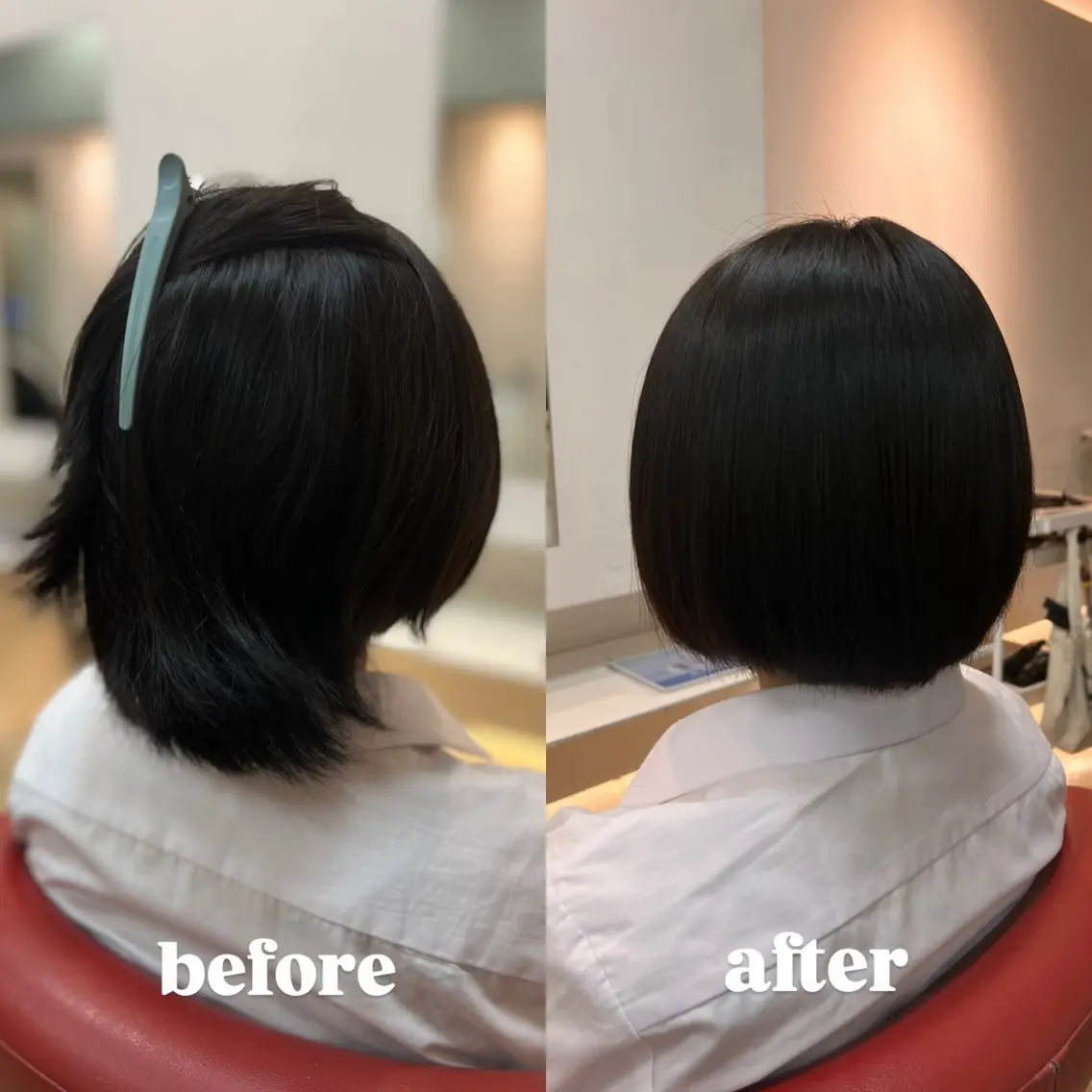 ショート ボブ 伸ばしかけ ショートヘア 青木 健志郎のヘアスタイル
