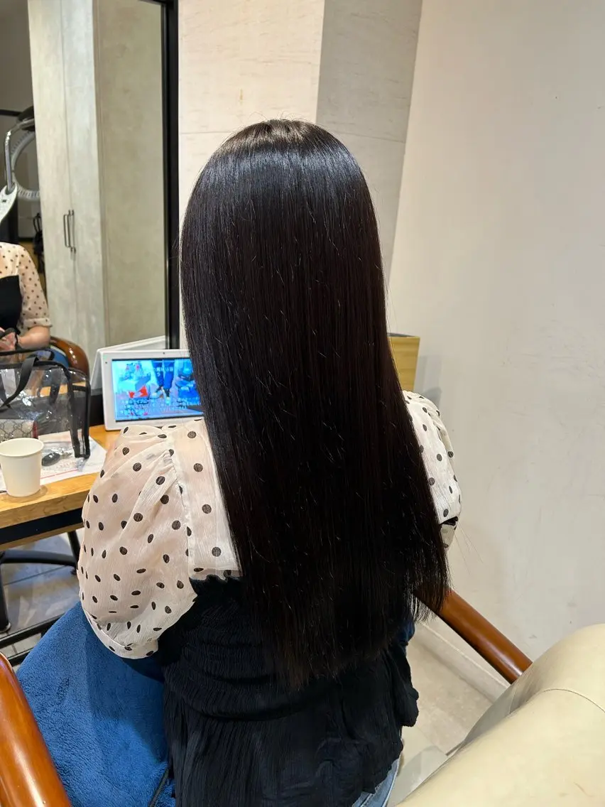 ロング 透明感カラー/ Ⓜ️めぐみのヘアスタイル