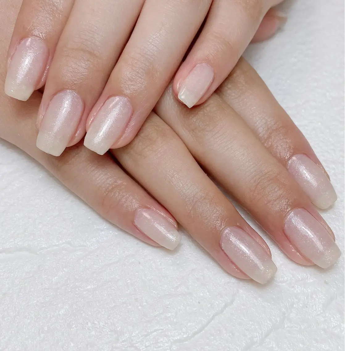 ネイル オーロラネイル オフィスネイル ハンドネイル Nail Salon K 🧸美爪育成のネイルデザイン